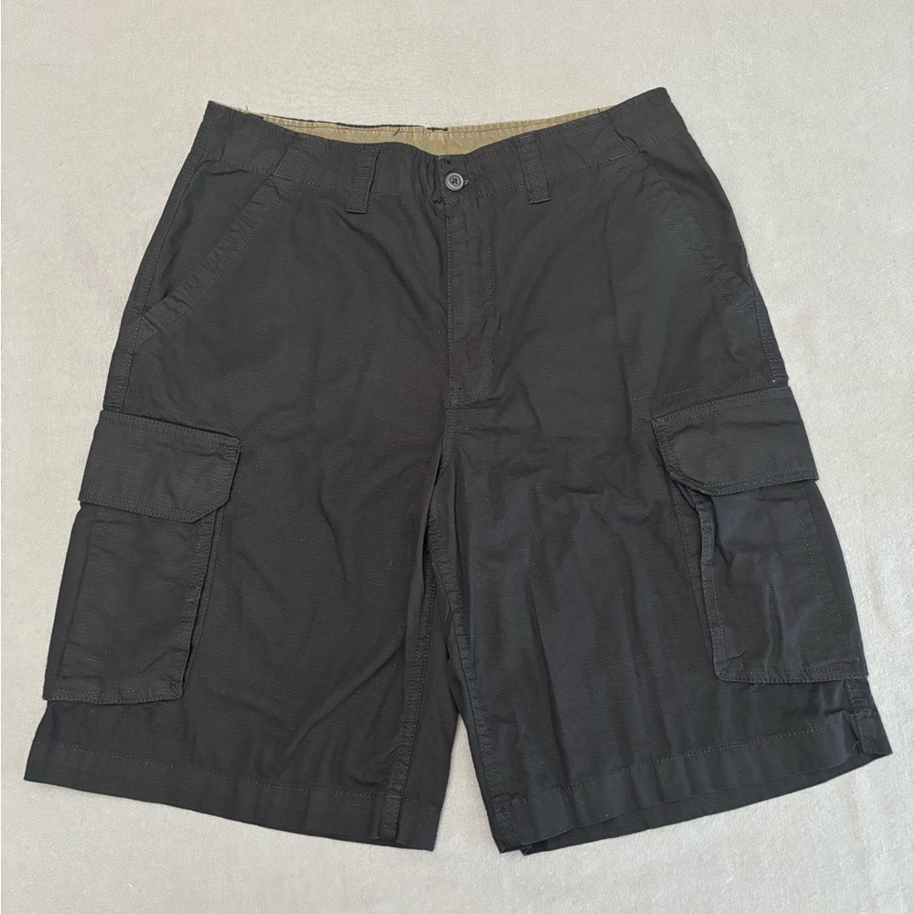 Faded Glory Men's Black Cargo Shorts